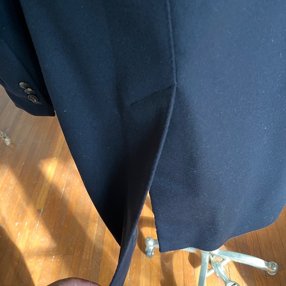 Berkeley Wool Navy Topcoat  (worn once in great condition) - Picture 9 of 10